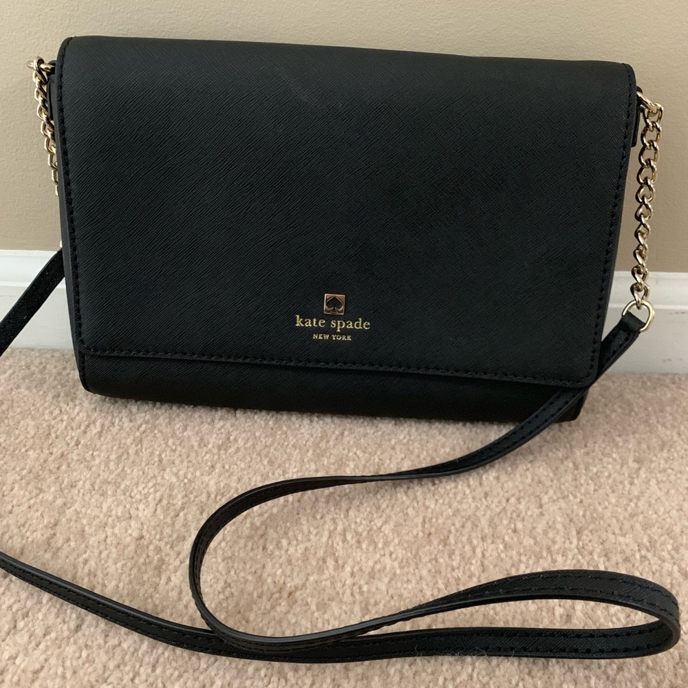 KATE SPADE BLACK CROSSBODY
